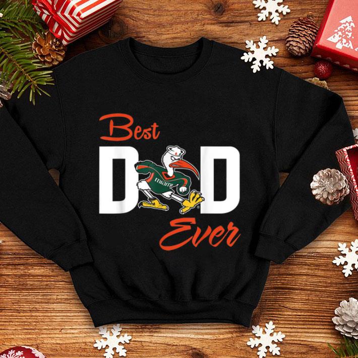Miami Hurricanes Best Dad Ever shirt