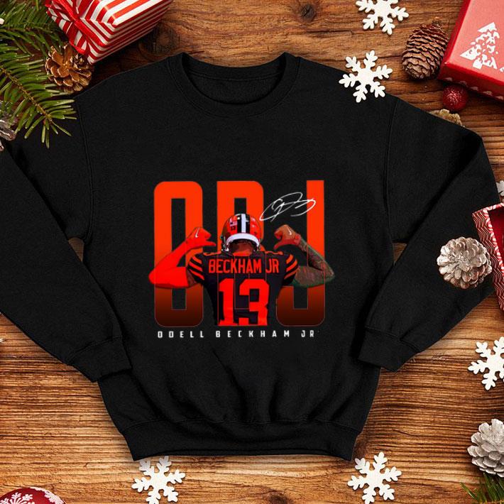 OBJ Odell Beckham Jr. 13 signature Cleveland Browns shirt