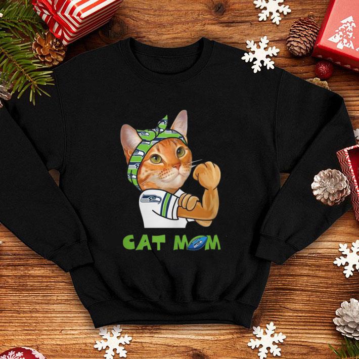 Strong Cat Mom Seattle Seahawks shirt