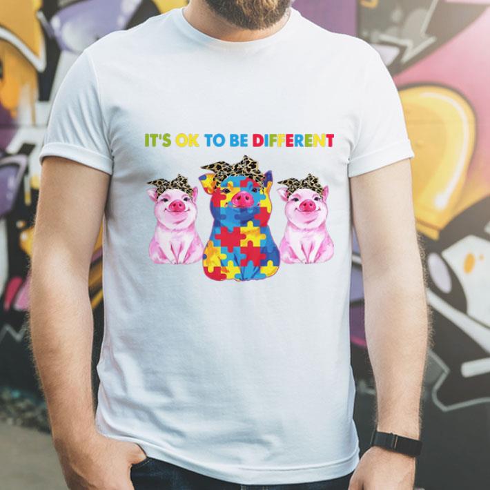 Pigs It’s Ok To Be Different Autism shirt