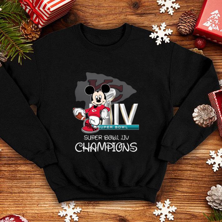 Kansas City Chiefs Mickey Mouse Super Bowl Liv Champions shirt