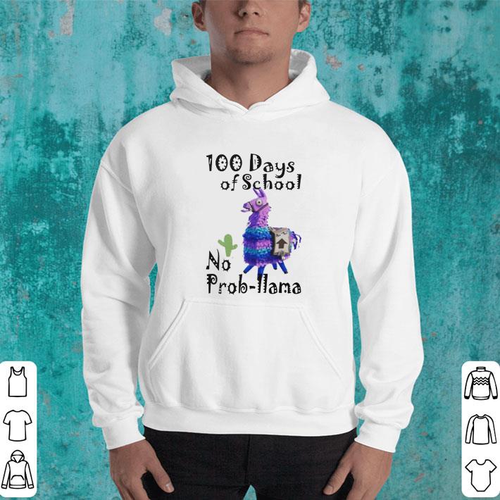 100 Days Of School No Prob-llama shirt