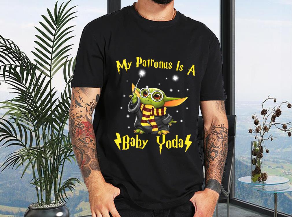 Baby yoda T-Shirt, My Patronus Is A Baby Yoda Shirt, Baby Yoda Family Sweatshirt, Shirt