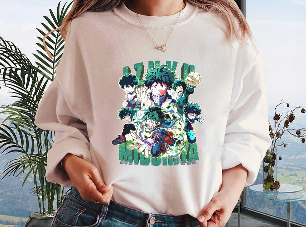 Midoriya Izuku Shirt, My Hero Academia Shirt, Boku No Hero Academia Sweatshirt, Shirt