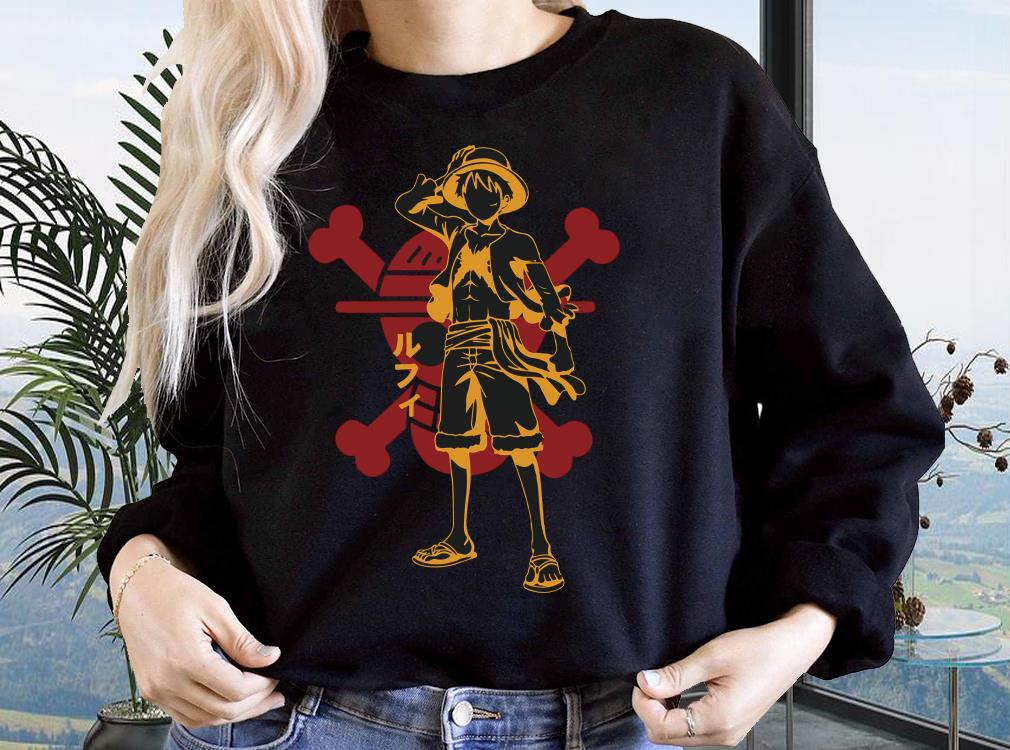 Retro One Piece Anime Shirt, Straw Hat Pirates, Monkey D Luffy, Japanese Anime Manga, Special Gift Sweatshirt, Shirt