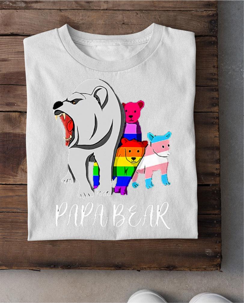 Papa Bear Lgbt Pride Essential t-shirt