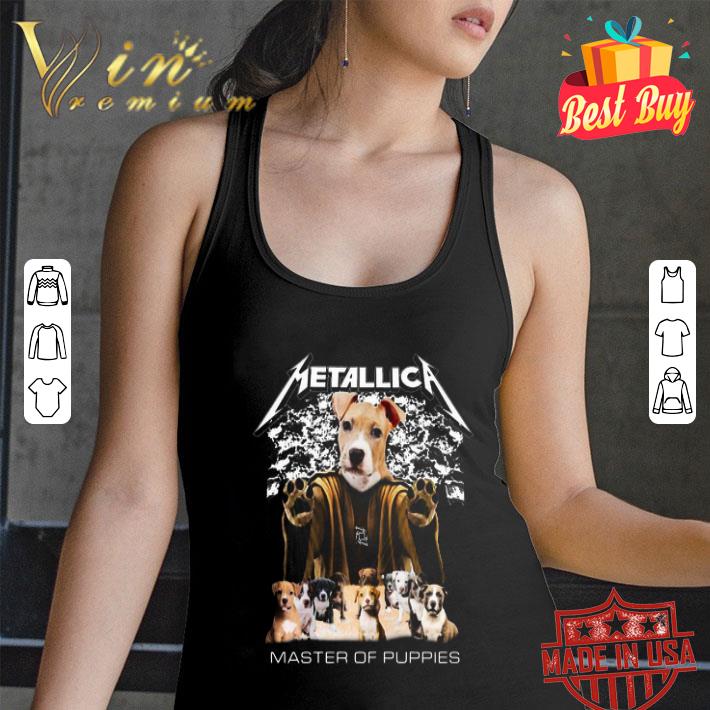Pitbull Metallica master of puppies shirt Pitbull Metallica master of puppies shirt