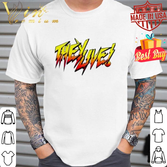 They Live mashup Slayer logo shirt