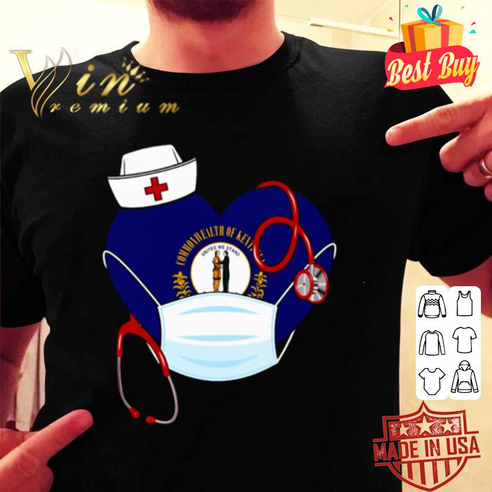 Nurse heart Kentucky United we stand Coronavirus shirt Nurse heart Kentucky United we stand Coronavirus shirt