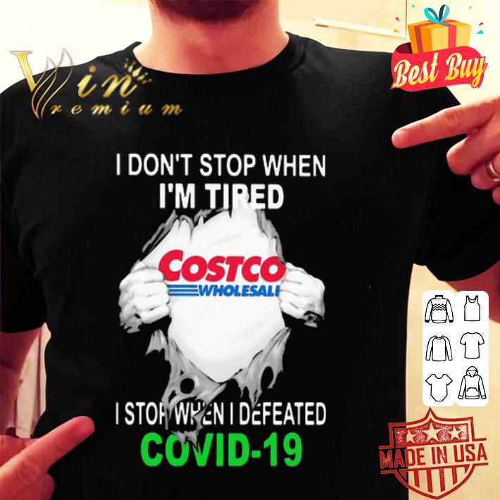 Costco Wholesale inside me i stop when i defeated Covid-19 shirt Costco Wholesale inside me i stop when i defeated Covid-19 shirt