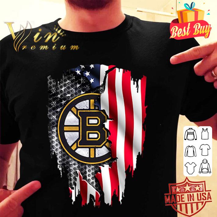 Boston Bruins American flag 4th of july independence day shirt