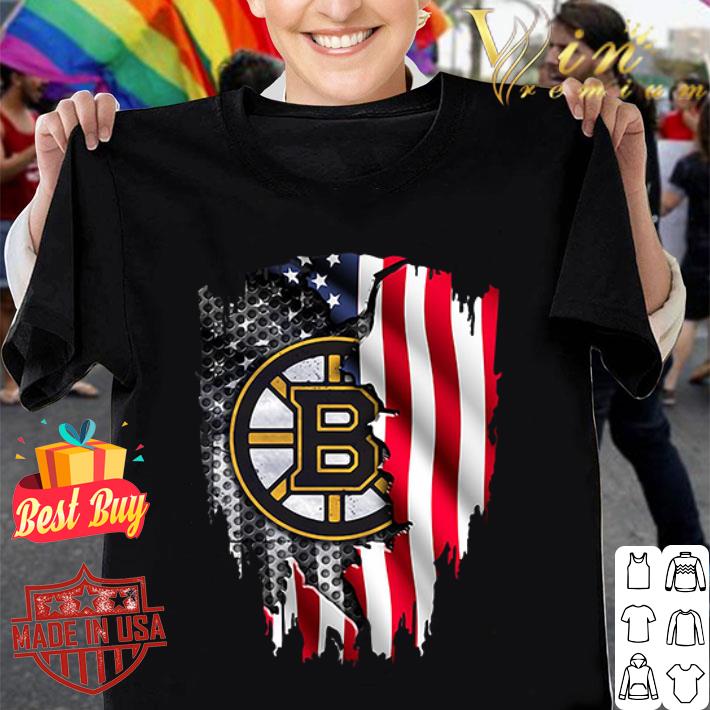 Boston Bruins American flag 4th of july independence day shirt