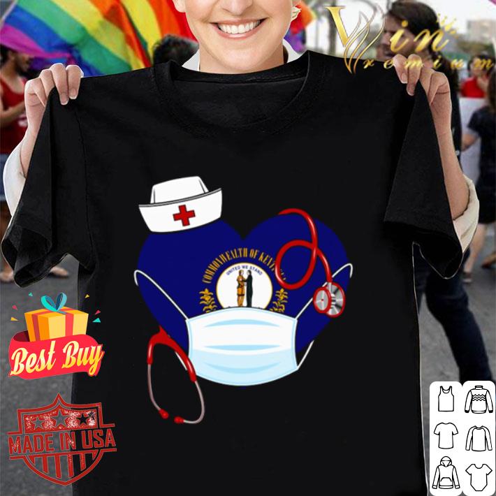 Nurse heart Kentucky United we stand Coronavirus shirt Nurse heart Kentucky United we stand Coronavirus shirt