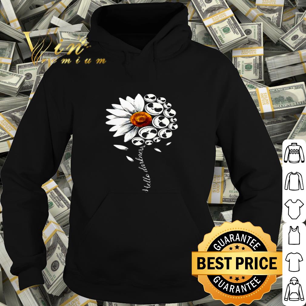 Jack Skellington face Daisy flower hello darkness shirt Jack Skellington face Daisy flower hello darkness shirt