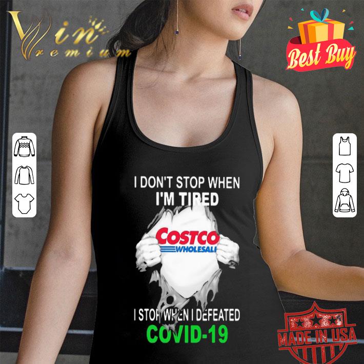 Costco Wholesale inside me i stop when i defeated Covid-19 shirt Costco Wholesale inside me i stop when i defeated Covid-19 shirt