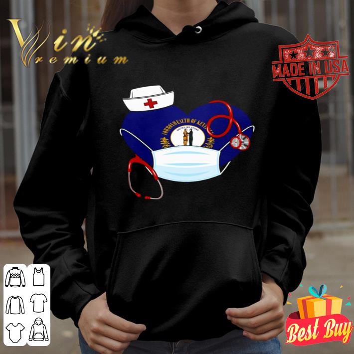 Nurse heart Kentucky United we stand Coronavirus shirt Nurse heart Kentucky United we stand Coronavirus shirt