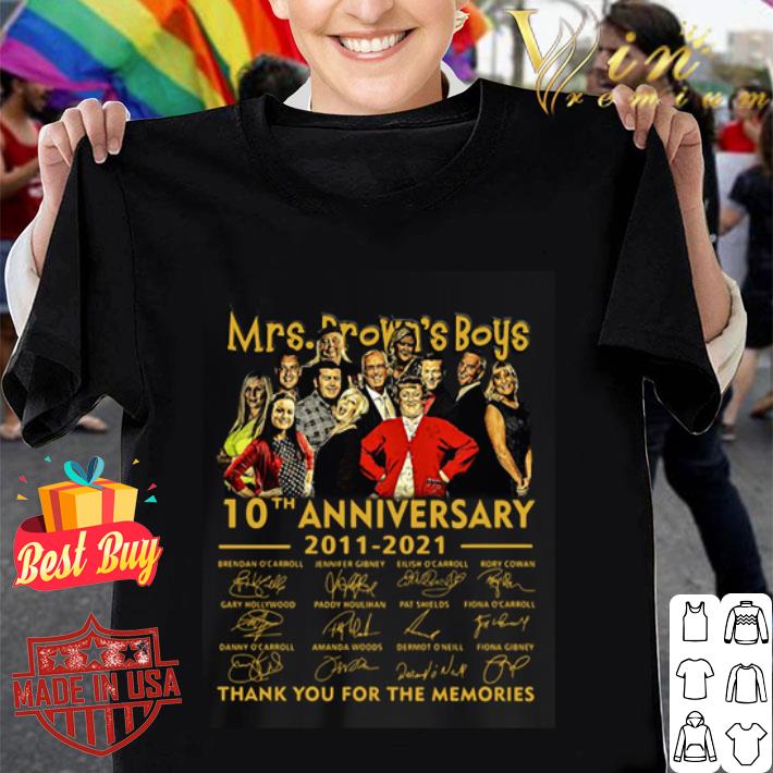 Mrs. Brown’s Boys 10th anniversary 2011-2021 all signature shirt