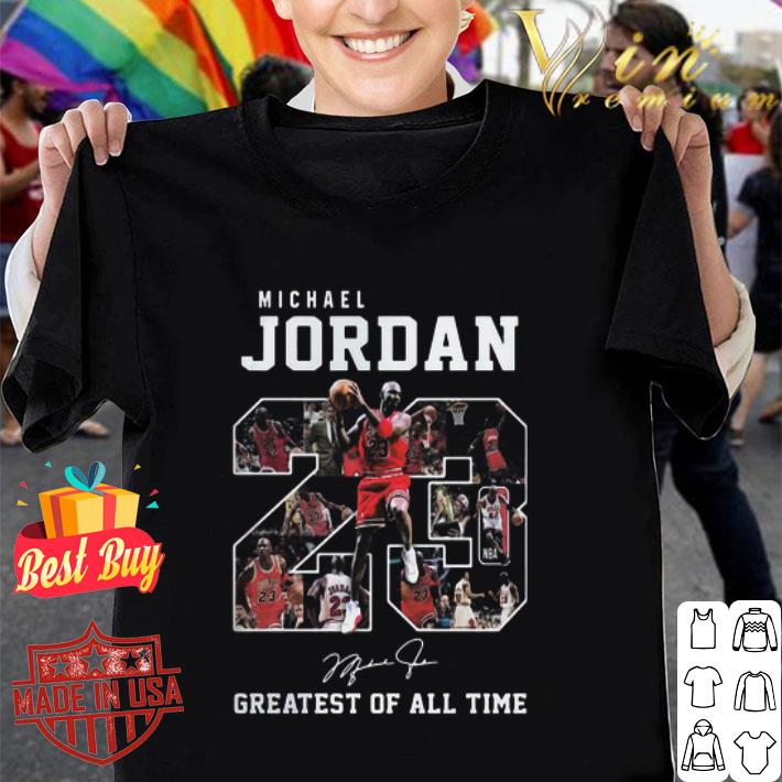 23 Michael Jordan Chicago Bulls Greatest Of All Time Signature shirt