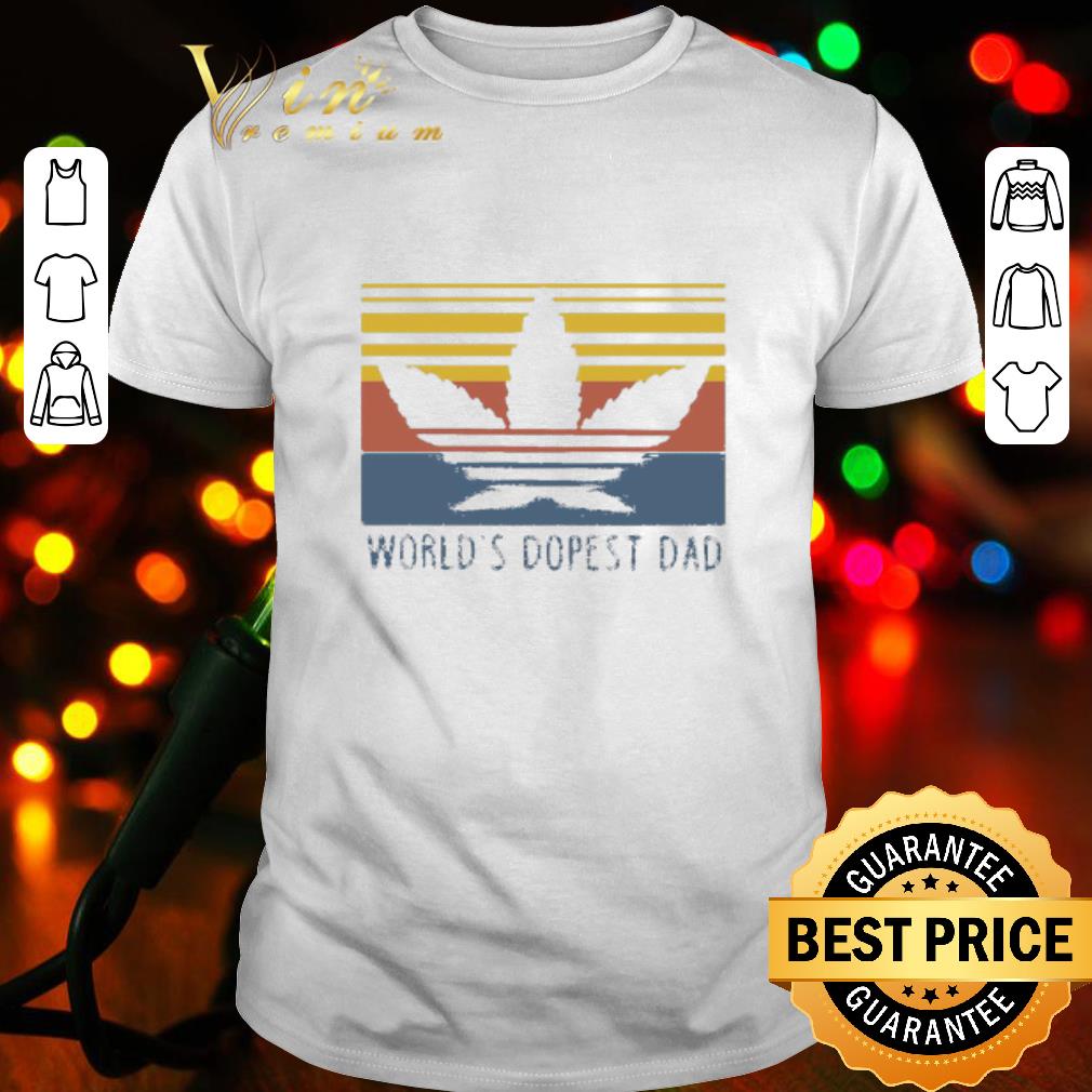 Vintage Weed World’s Dopest Dad Father's Day shirt Vintage Weed World’s Dopest Dad Father's Day shirt