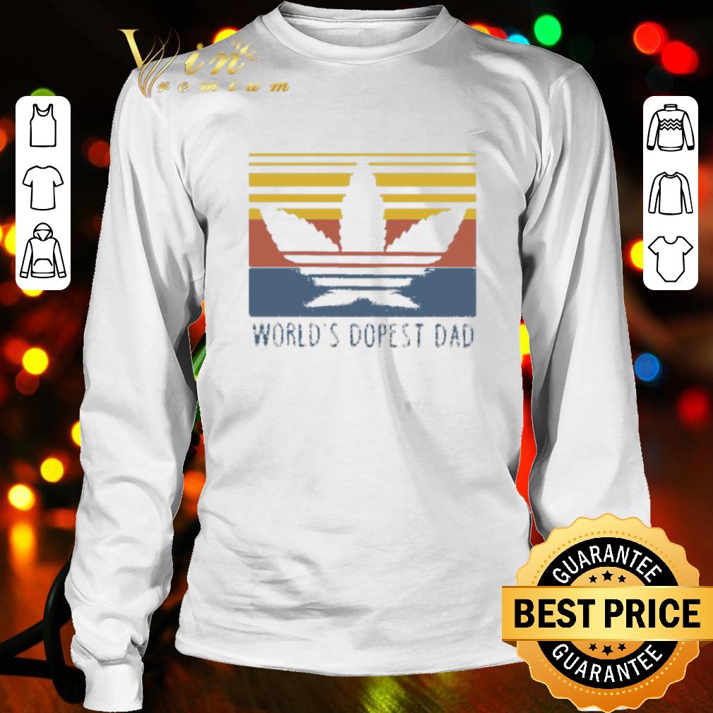 Vintage Weed World’s Dopest Dad Father's Day shirt Vintage Weed World’s Dopest Dad Father's Day shirt
