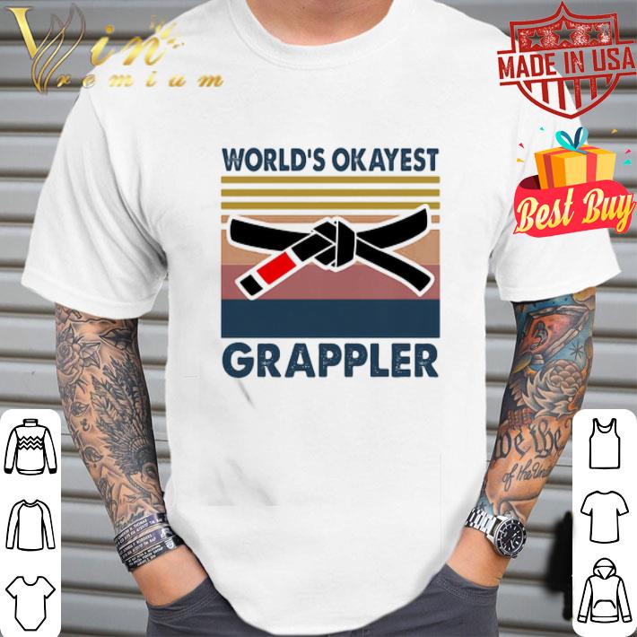 Vintage World’s Okayest Grappler shirt Vintage World’s Okayest Grappler shirt