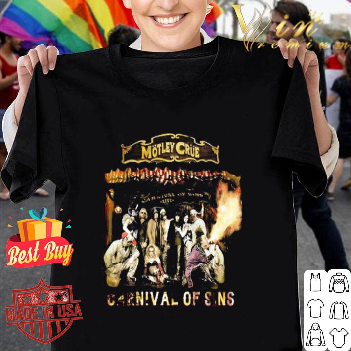 Motley Crue Carnival Of Sins shirt