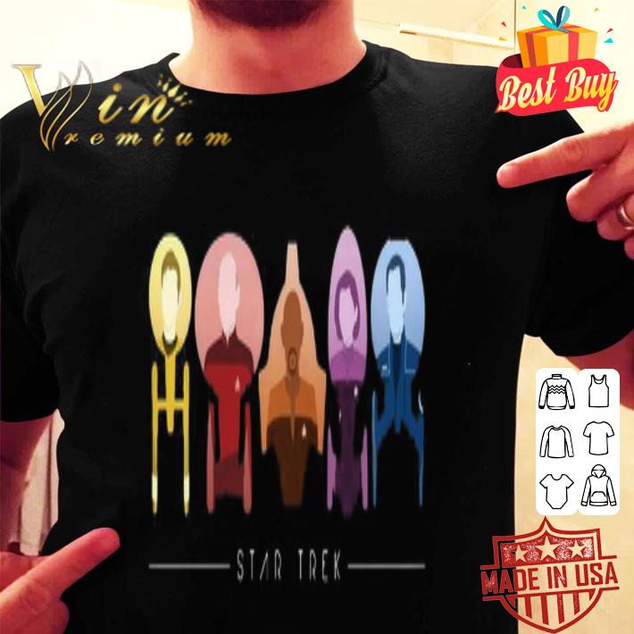 all captains starfleet spaceship Star Trek shirt