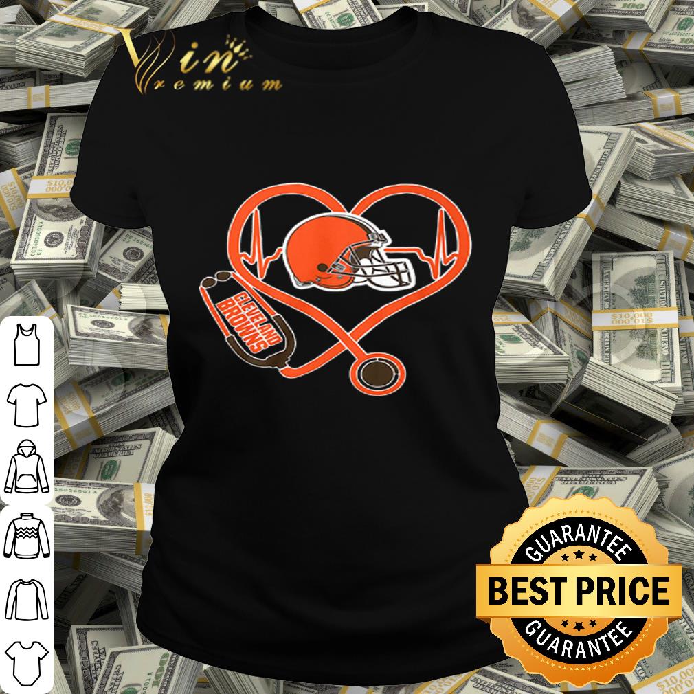 Lover Cleveland Browns nurse heartbeat stethoscope shirt Lover Cleveland Browns nurse heartbeat stethoscope shirt