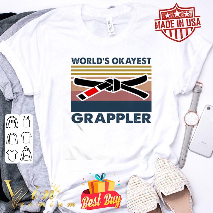 Vintage World’s Okayest Grappler shirt Vintage World’s Okayest Grappler shirt