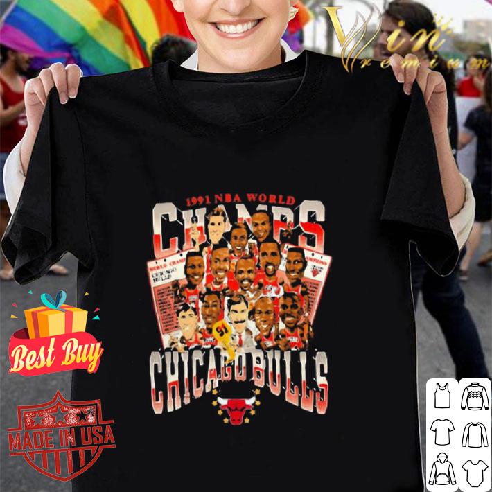1991 NBA World Champs Chicago Bulls Basketball shirt