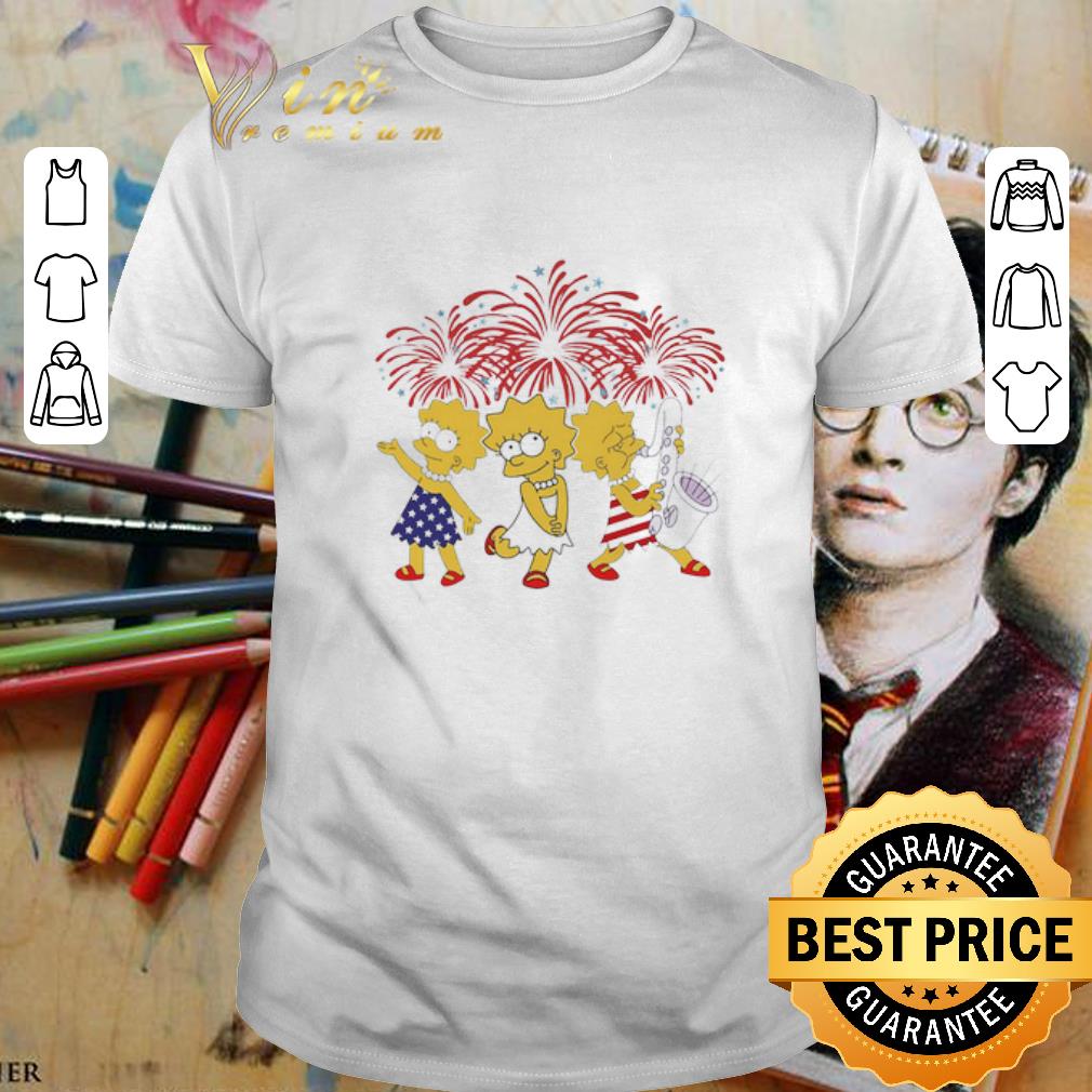 Firework Lisa Simpson American Flag Independence Day shirt Firework Lisa Simpson American Flag Independence Day shirt 1
