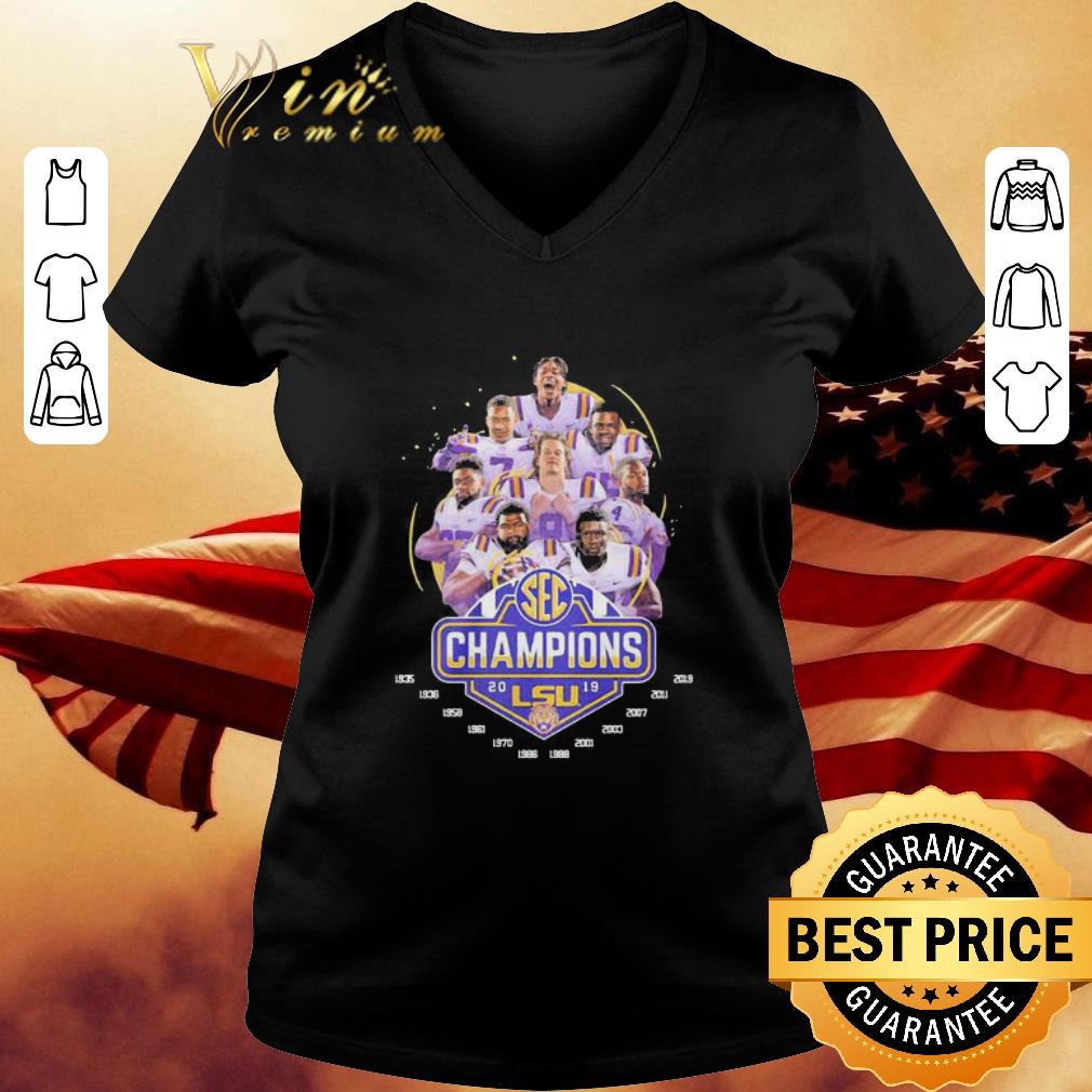 Sec Champions 2019 LSU Tigers Football Team shirt Sec Champions 2019 LSU Tigers Football Team shirt 3