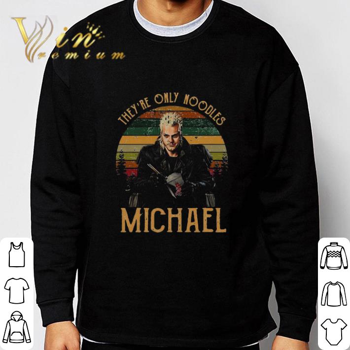 T-shirt The Lost Boys They're Only Noodles Michael - Sérigraphie Main Taille L Années 80