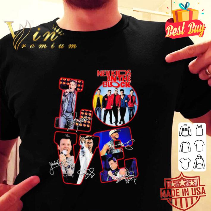 Love New Kids On The Block Band Signatures shirt