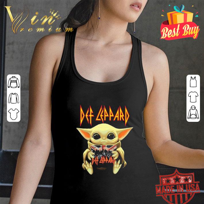 Star Wars Baby Yoda Hug Def Leppard Members Signatures shirt Star Wars Baby Yoda Hug Def Leppard Members Signatures shirt