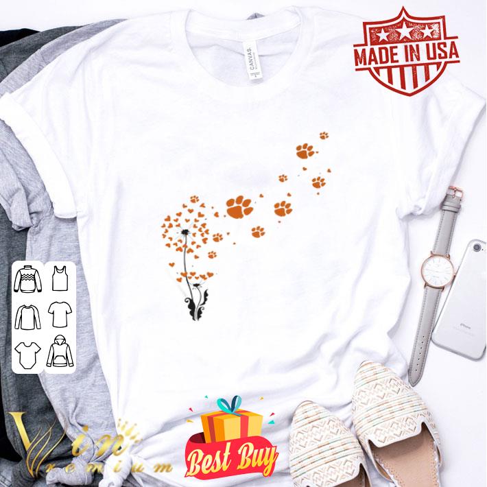 Clemson Tigers And Dandelion Flower shirt