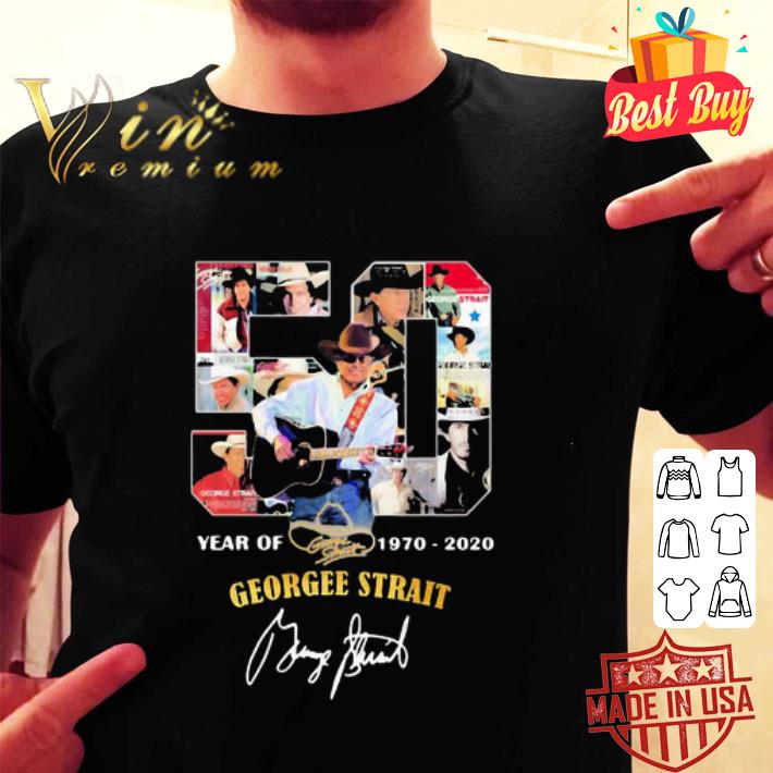 50 Year Of 1970-2020 George Strait Signature King of Country shirt