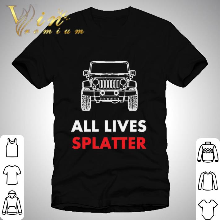 Jeep All Lives Splatter Black Lives 