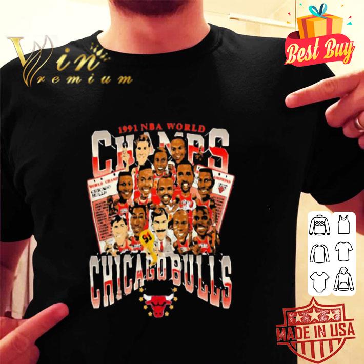 1991 NBA World Champs Chicago Bulls Basketball shirt