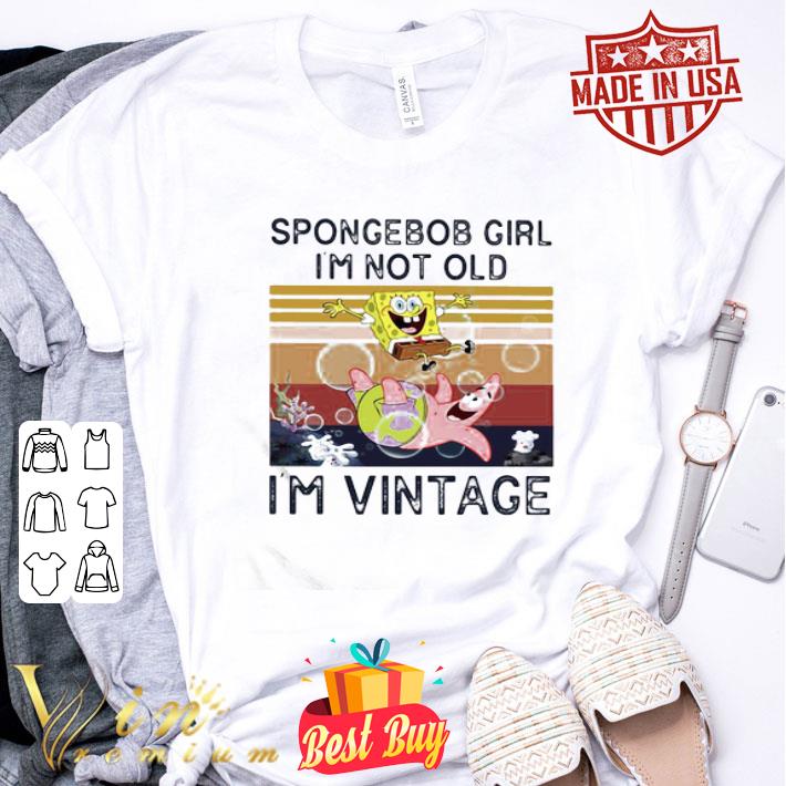 Spongerbob Girl I’m Not Old I’m Retro shirt