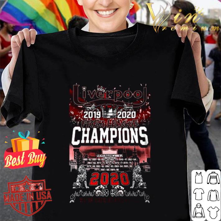 Liverpool Fc 2019 2020 Prem League Champions 2020 shirt