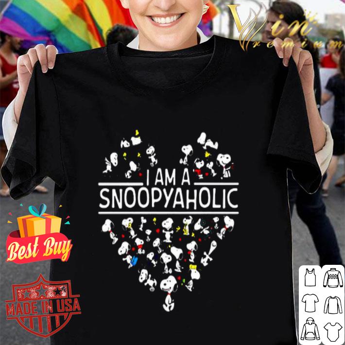 I Am A Snoopy Aholic Heart Lover shirt