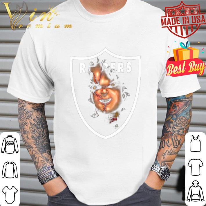 Logo Oakland Raiders mashup Chucky shirt