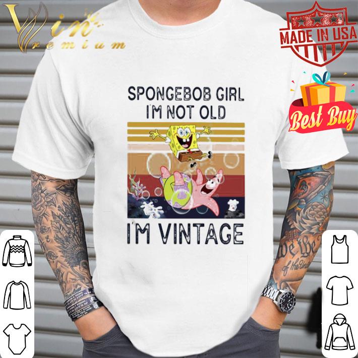 Spongerbob Girl I’m Not Old I’m Retro shirt