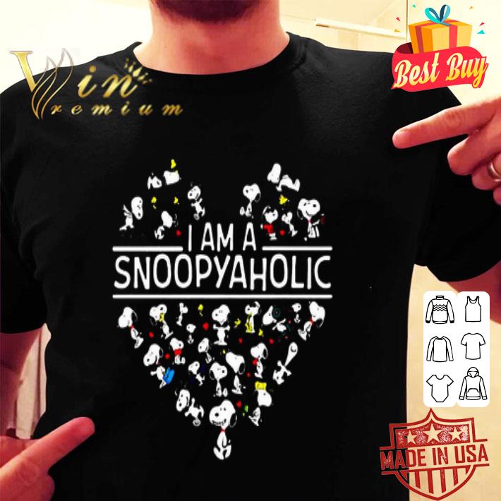 I Am A Snoopy Aholic Heart Lover shirt