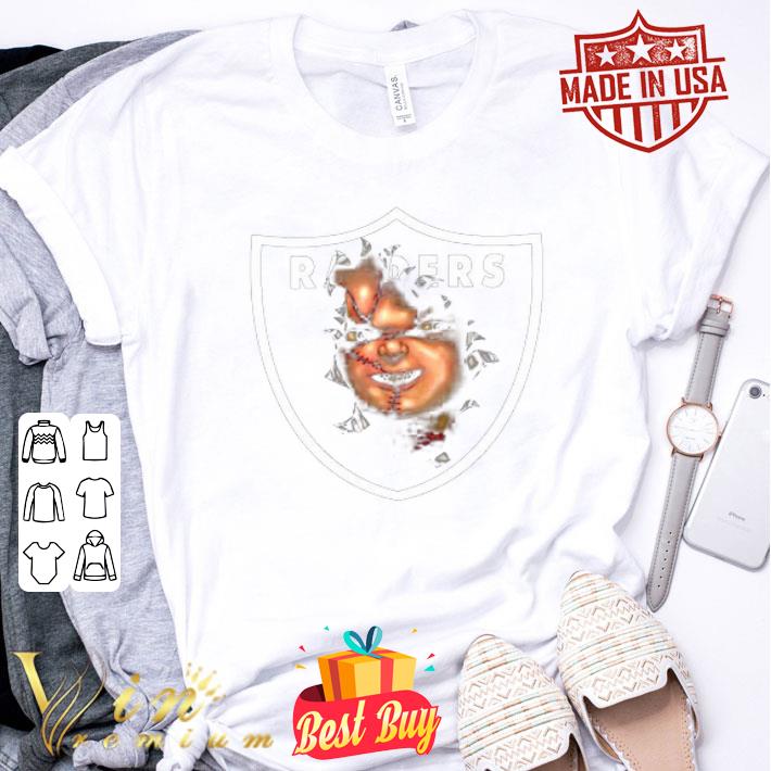 Logo Oakland Raiders mashup Chucky shirt