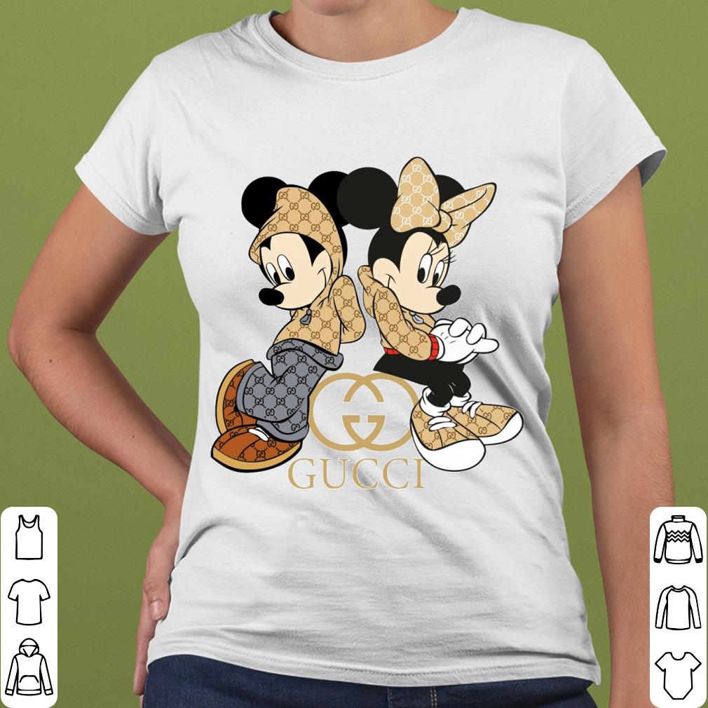 gucci mickey and minnie shirt