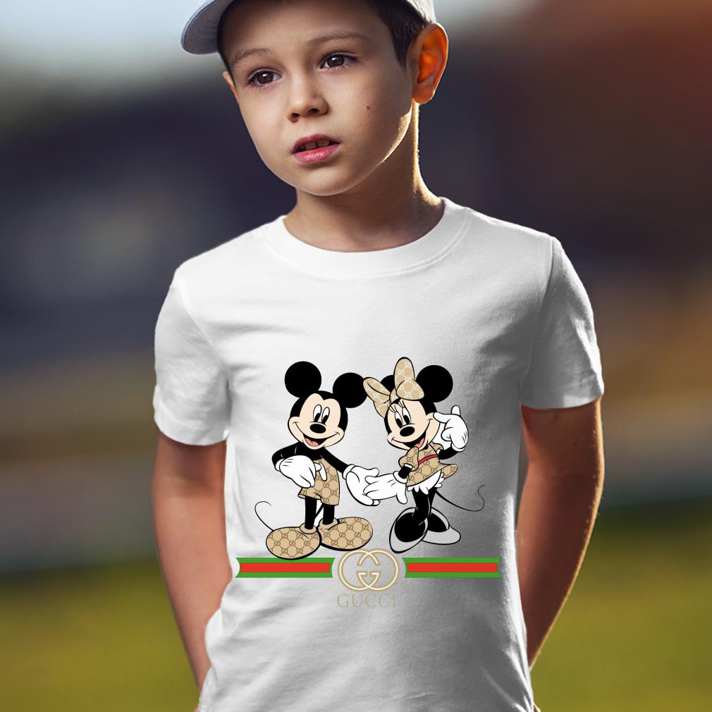 Gucci Mickey Mouse and Minnie Mouse Shirt, Fashion Baby Gucci Mickey Shirt Gucci Mickey Mouse and Minnie Mouse Shirt, Fashion Baby Gucci Mickey Shirt 3