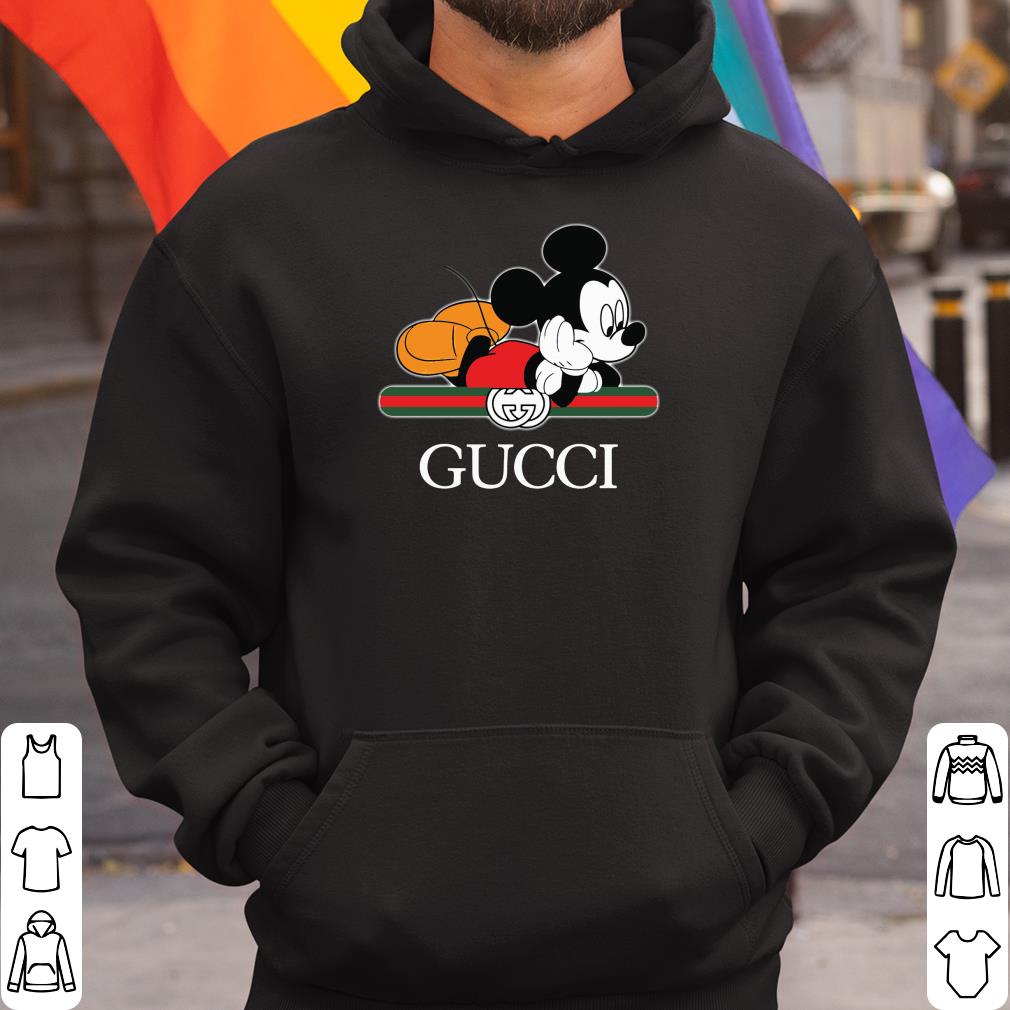 Mickey Mouse On Logo Gucci Shirt 4 Mickey Mouse On Logo Gucci hoodie
