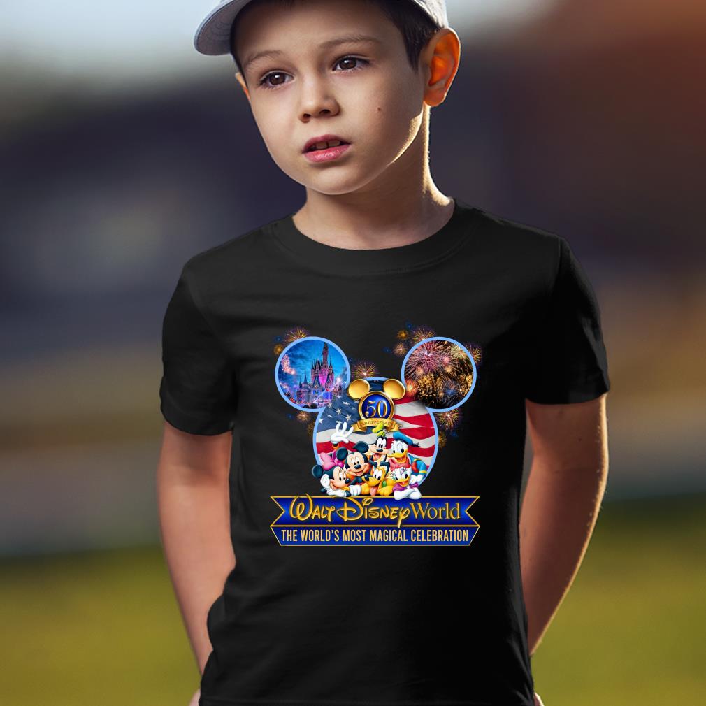Walt Disney 50th anniversary World The World's Most Magical Celebration Shirt 4 Walt Disney 50th anniversary World The World's Most Magical Celebration Kids Shirt